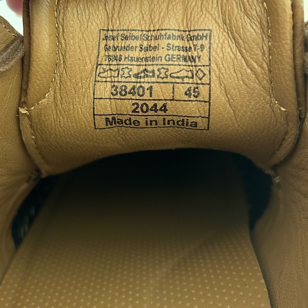 Josef Seibel Casual Shoes Louis 01 Lace Up Men’s Size 45 EU / 11 US Brown New - Picture 11 of 11